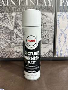 Paint Accessories: Nuart Matte spray varnish