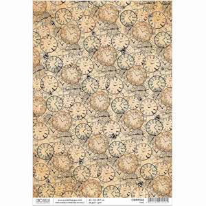 Rice Paper: Time Rice Paper for Decoupage A4