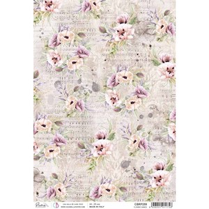 Flower Dance Rice Paper for Decoupage A4