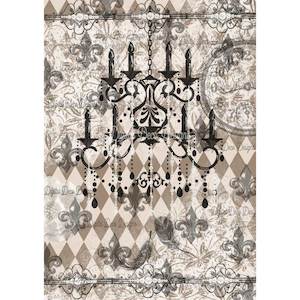 Rice Paper: Chand La-La Rice Paper for Decoupage A4