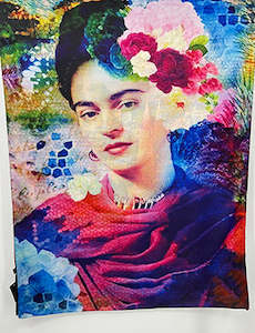 Scarves: Frida Peacock Brights Scarf & Artwork I The Villa Collection