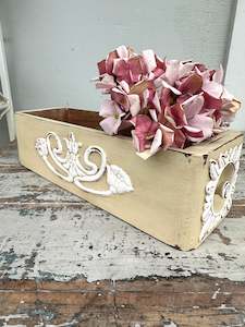 Sewing Machine Drawer Wooden Cream