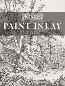 Iod Paint Inlays: La Chasse I IOD Paint Inlay I 8 sheets Limited Edition