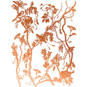 Redesign COPPER transfer Large -  Bird Watching KACHA 60% off