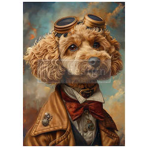 Sprocket Sniffer A1 decoupage Fiber Paper 1 sheet