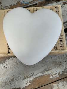 Plaster Heart Blank