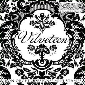 Velveteen IOD Stamp 4 sheets
