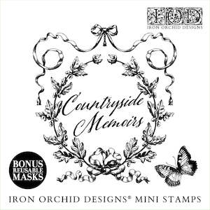 Iod Stamps: Countryside Memoirs IOD Stamp 4 sheets