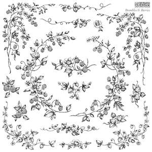 Brambles & Berries IOD Stamp