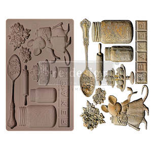 Iron Orchid Designs 1: The Home Baker Collection Mould by Redesign with Prima