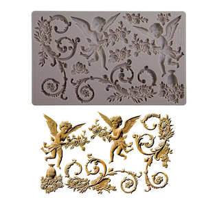 Iron Orchid Designs 1: Angelic Aura Mould by Redesign with Prima