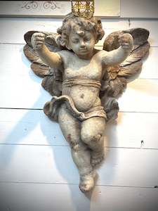 Cupid Hanging Statue Ancient look - Collect only