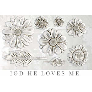 Iod Moulds: He Loves Me IOD Mould
