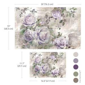 Redesign Decoupage Papers: Soft Veil Decoupage Fiber Paper 2 sheets