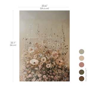 Redesign Decoupage Papers: A Moment of Stillness A1 Fiber Paper 1 sheet