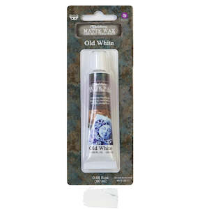 Antiquing MATTE Wax Redesign with Prima Old White