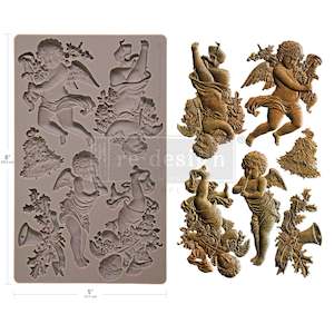Redesign With Prima Moulds: Angelic Floral Noel Mould by Redesign with Prima