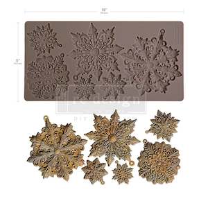 Redesign With Prima Moulds: Frosted Snowflake Wonders Mould by Redesign with Prima