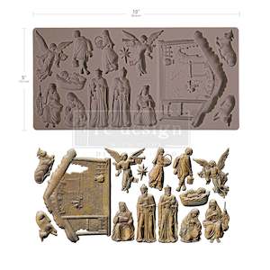 Holy Night Nativity Mould by Redesign with Prima