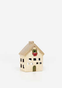 French Country Alsace Tea Light Villa Christmas Stone