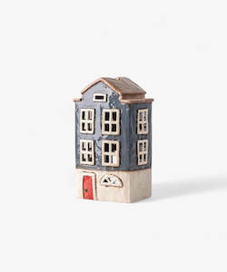 French Country Alsace Tea Light House Nordic Navy