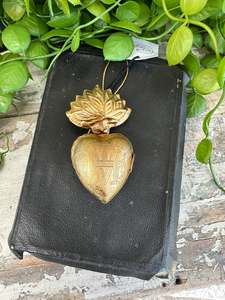 Whats New: Hanging Heart Locket French Country
