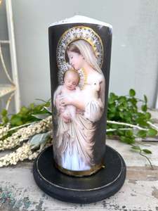 Candles: L' innocence Baby and Lamb Candle XL