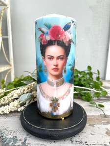 Candles: Blue Frida Candle XL