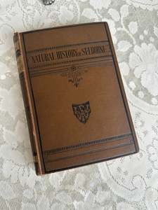 Pm Vintage Finds: The Natural History of Selborne Vintage Book brown by F Warne