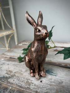 Bronze Rabbit Sitting