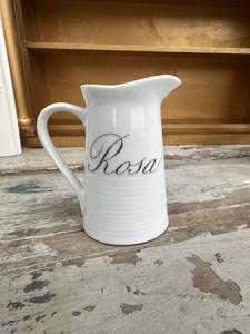 Pm Vintage Finds: Rosa White China Jug 9cm