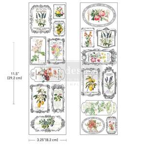 Luxe Transfer Fleur De Frame 2 sheets