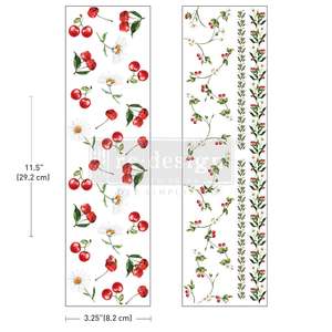 Luxe Transfer Daisy Cherry Delight 2 sheets