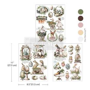 Redesign with Prima transfer middy Garden Whimsy