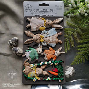 Iron Orchid Designs 1: Bunny Trail Tales Mould by Redesign with Prima