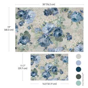 Meadow Melodies Decoupage Fiber Paper 2 sheet set