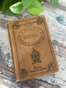 Pm Vintage Finds: Vintage Book Gill's Oxford & Cambridge History