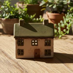 Alsace Cottage tea light Olive Green