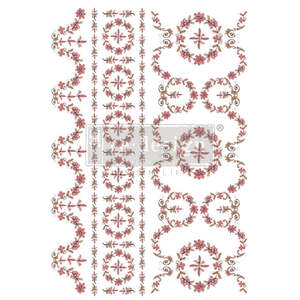 REDESIGN MARCH MADNESS transfer Large - Annie Sloan Flower Garden