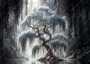 Whispers of the Willow Mulberry Decoupage Paper