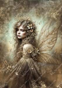 Tissue And Fibre Decoupage Papers: Adeline Mulberry Decoupage Paper