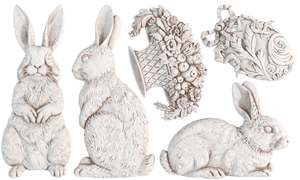Iod Moulds: Les Lapins Bunny IOD Mould