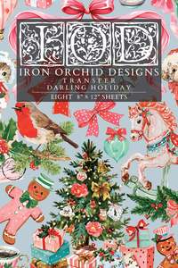 Darling Holiday IOD Transfer small 8 sheets