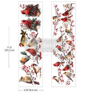 Luxe Transfer Hollywing Cardinal 2 sheets