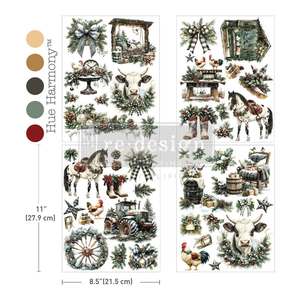 Redesign with Prima transfer middy Rustic Noel