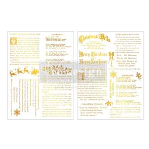 Redesign GOLD transfer Middy Golden Tidings KACHA