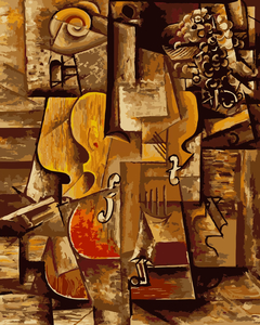 Products: Picasso Violin Paint by Numbers - Paint My Numbers