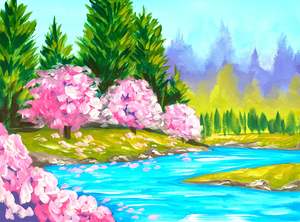 The Original Paint Wine Party: A Spring Walk (Bob Ross Inspired) | 07/12/2025 - Good George North Wharf, Auckland