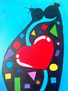 Paintvine In The Park: Abstract Valentines Kiss | 14/02/2026 - Grey Lynn Park, Auckland