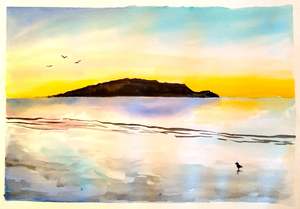 Watercolour And Wine Events: Kapiti Sunset | 24/02/2026 - Cambridge Hotel, Wellington